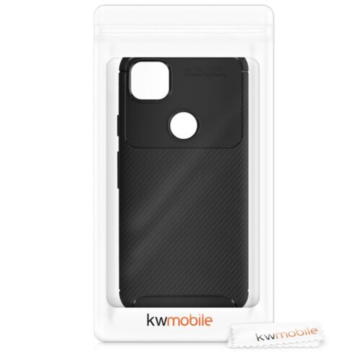 Husa pentru Google Pixel 4a, Silicon, Negru, 53851.03 fotografia produsului View 5 L
