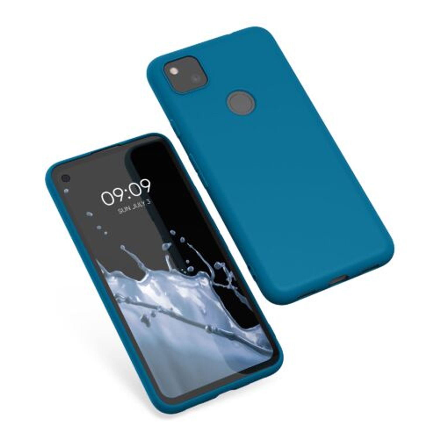 Husa pentru Google Pixel 4a, Silicon, Albastru, 52357.224 fotografia produsului View 2 L
