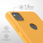 Husa pentru Google Pixel 4a, Silicon, Galben, 52357.217 fotografia produsului View 4 S