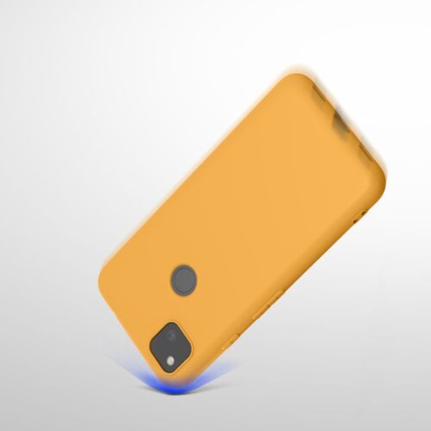 Husa pentru Google Pixel 4a, Silicon, Galben, 52357.217 fotografia produsului View 10 L
