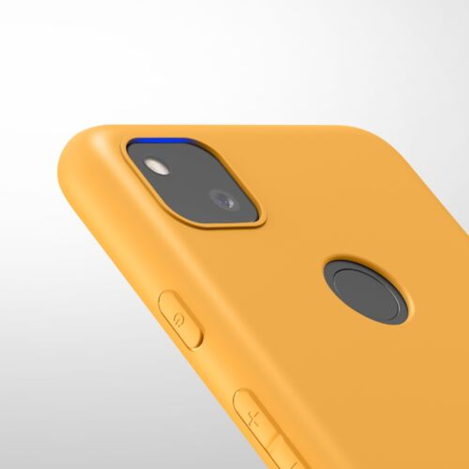 Husa pentru Google Pixel 4a, Silicon, Galben, 52357.217 fotografia produsului View 9 L