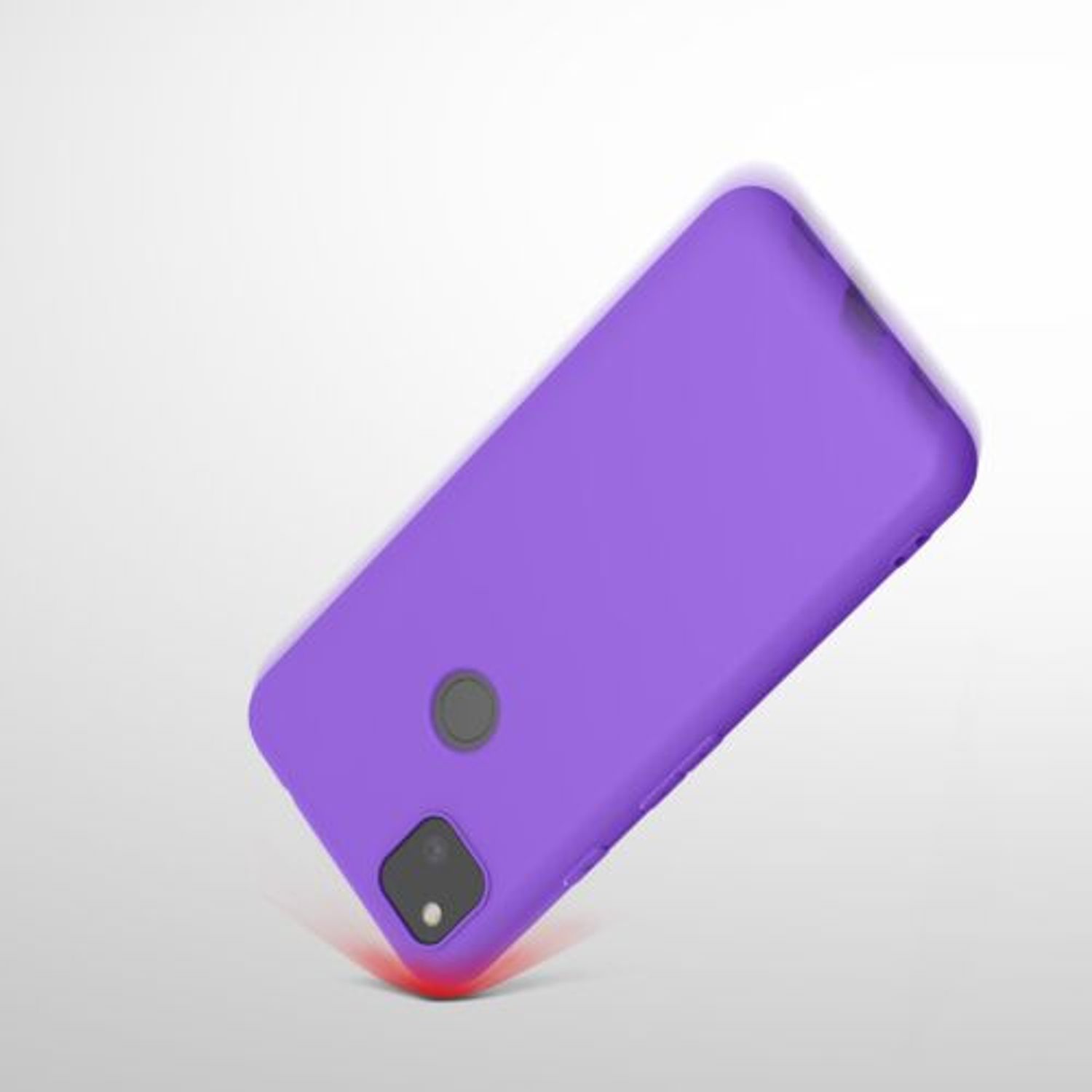 Husa pentru Google Pixel 4a, Silicon, Mov, 52357.221 fotografia produsului View 9 L