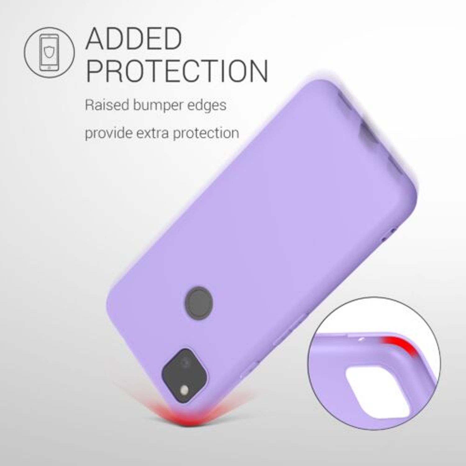 Husa pentru Google Pixel 4a, Silicon, Mov, 52357.222 fotografia produsului View 7 L