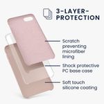 Husa pentru Apple iPhone 8/iPhone 7/iPhone SE 2, Silicon, Rose Gold, 40225.81 fotografia produsului View 3 S