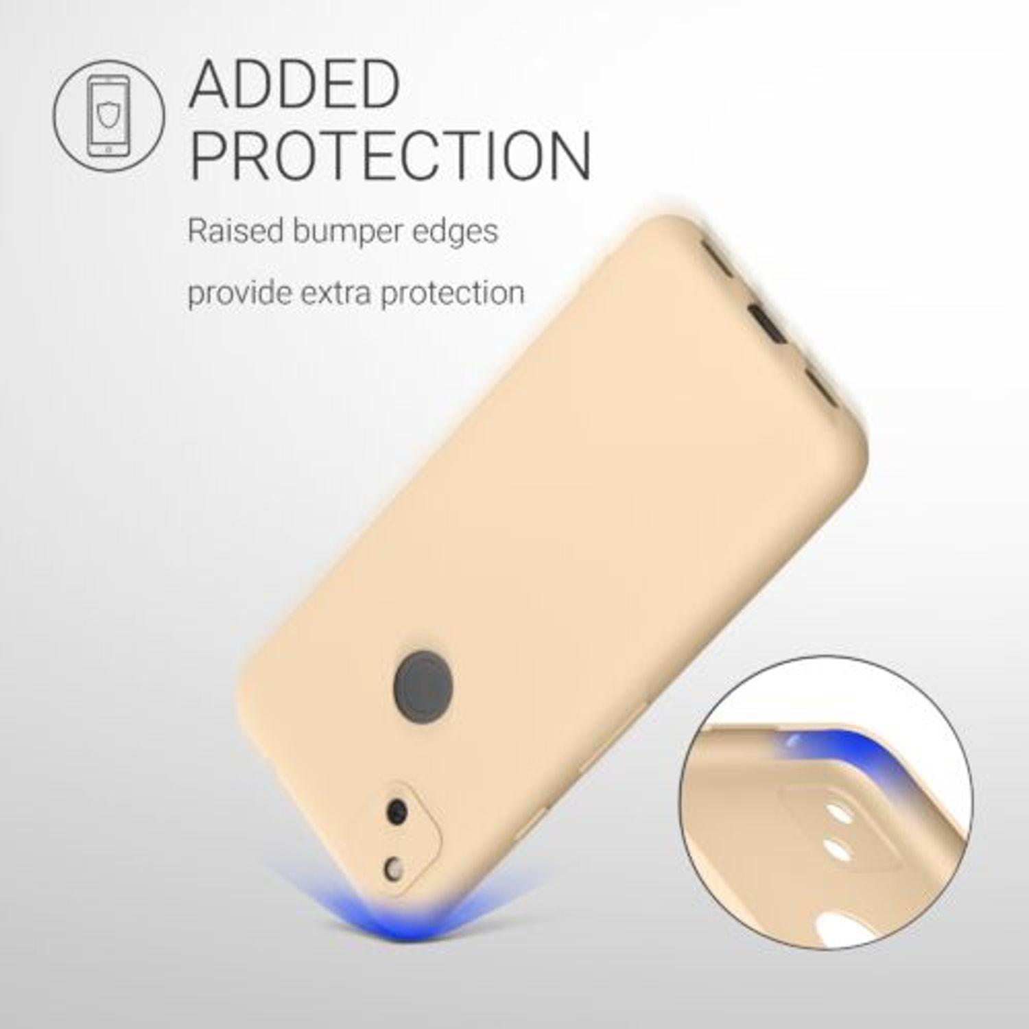 Husa pentru Google Pixel 4a, Silicon, Crem, 52357.210 fotografia produsului View 7 L