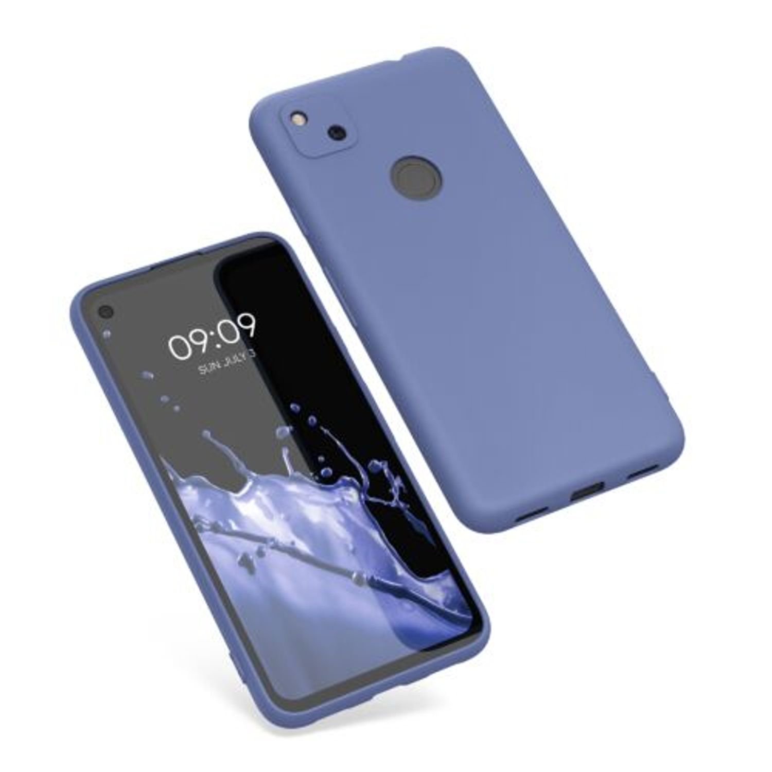 Husa pentru Google Pixel 4a, Silicon, Albastru, 52357.168 fotografia produsului View 6 L