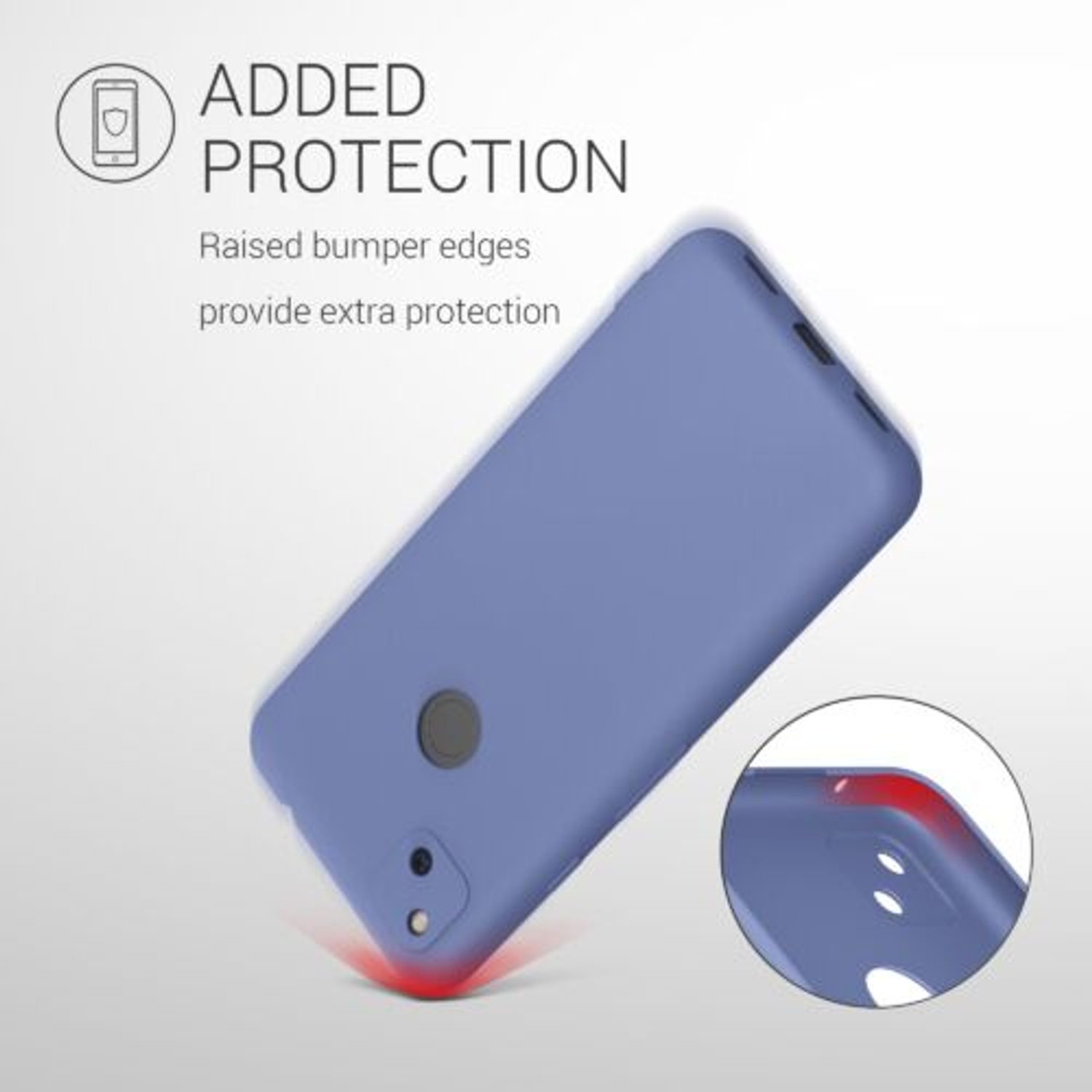 Husa pentru Google Pixel 4a, Silicon, Albastru, 52357.168 fotografia produsului View 3 L