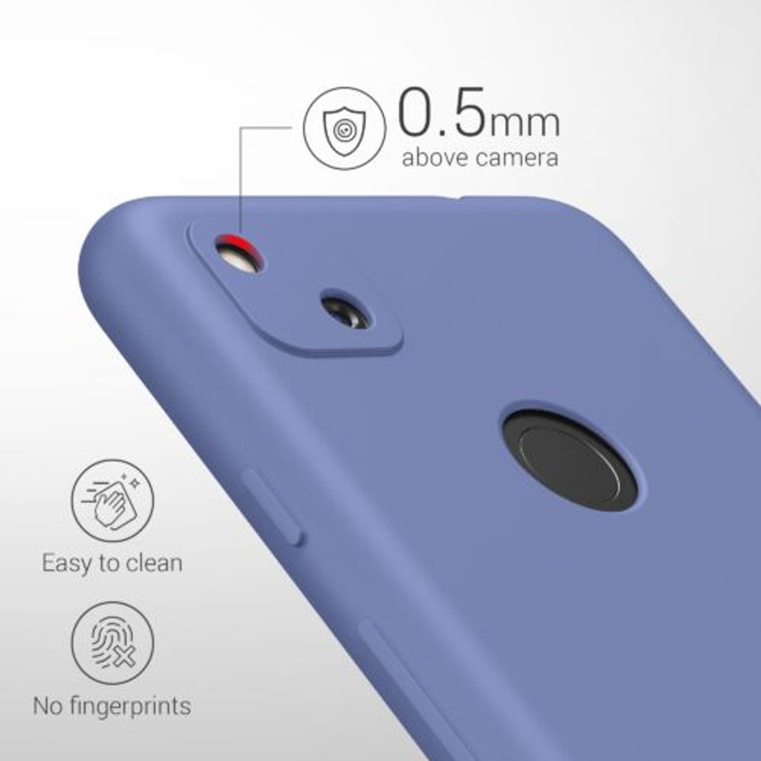 Husa pentru Google Pixel 4a, Silicon, Albastru, 52357.168 fotografia produsului View 8 L