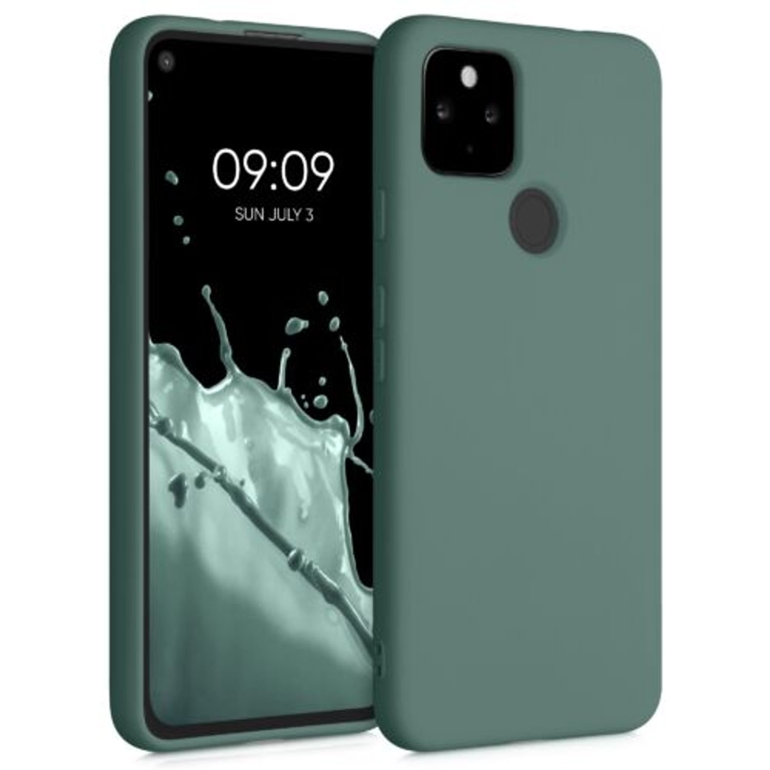 Husa pentru Google Pixel 4a 5G, Silicon, Verde, 53779.166 fotografia produsului