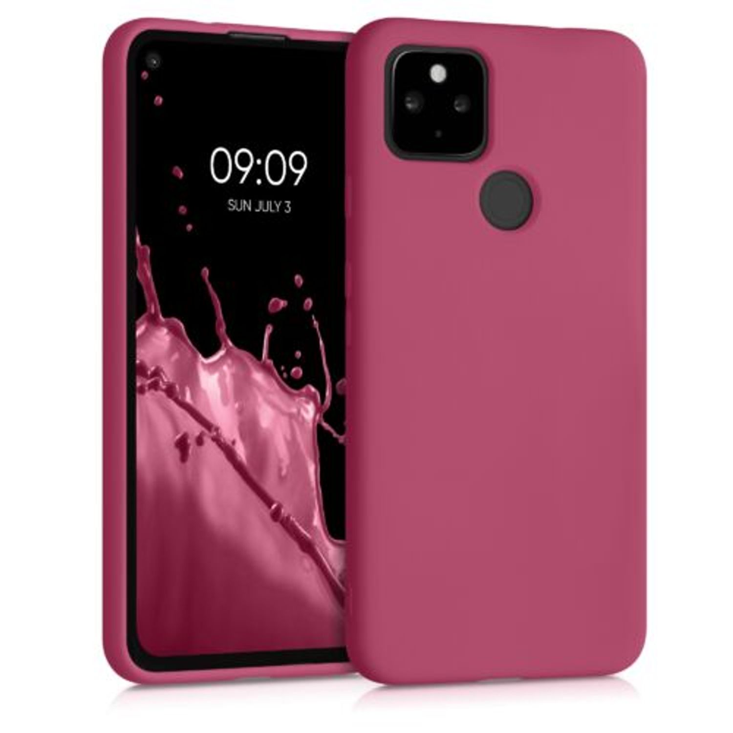 Husa pentru Google Pixel 4a 5G, Silicon, Roz, 53779.213 fotografia produsului