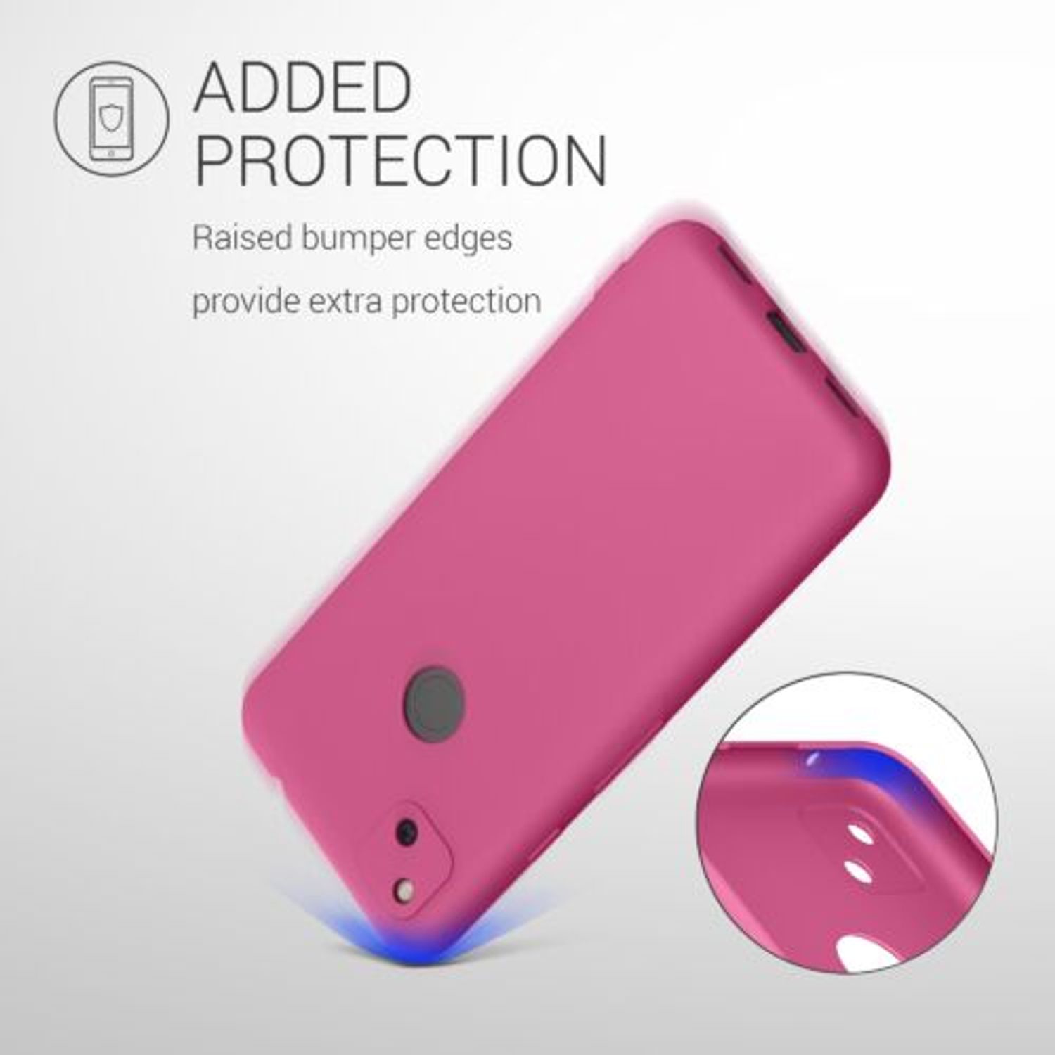 Husa pentru Google Pixel 4a, Silicon, Roz, 52357.213 fotografia produsului View 7 L