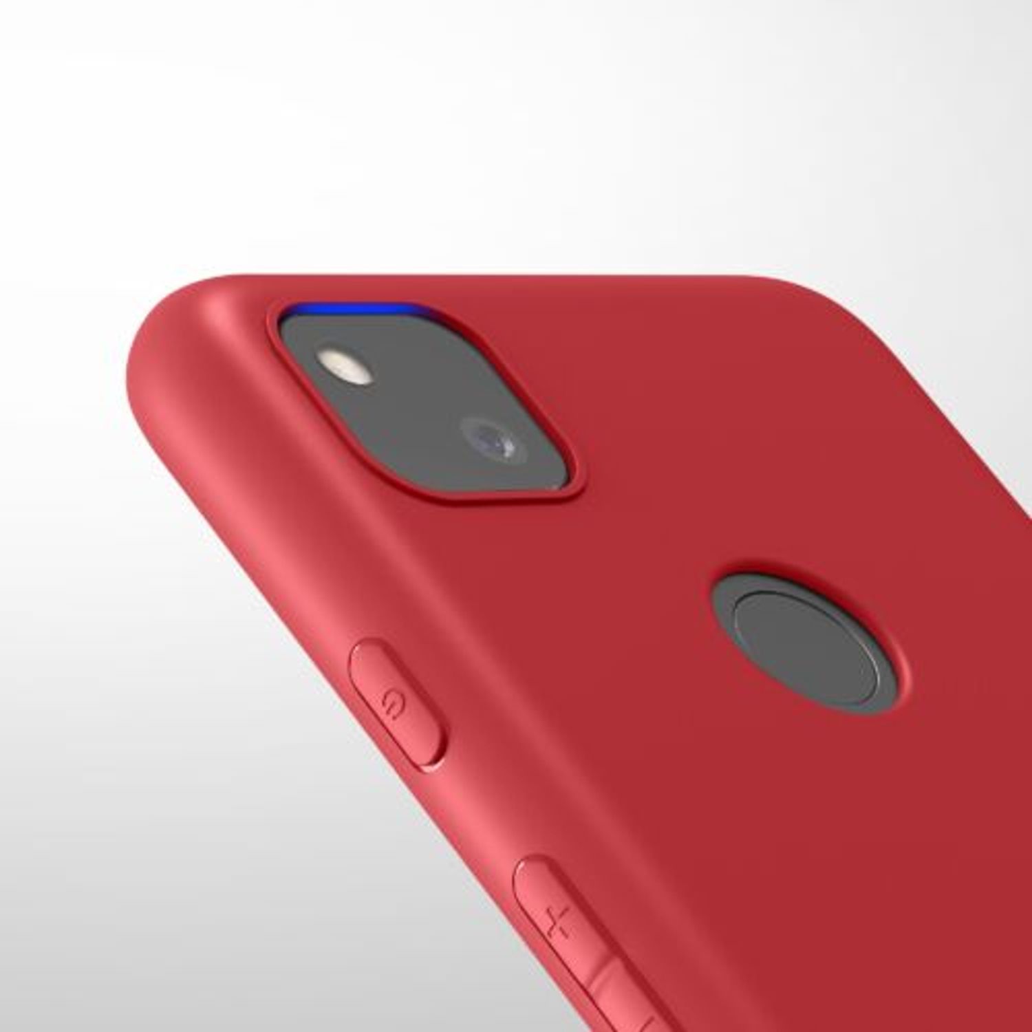 Husa pentru Google Pixel 4a, Silicon, Rosu, 52357.208 fotografia produsului View 9 L