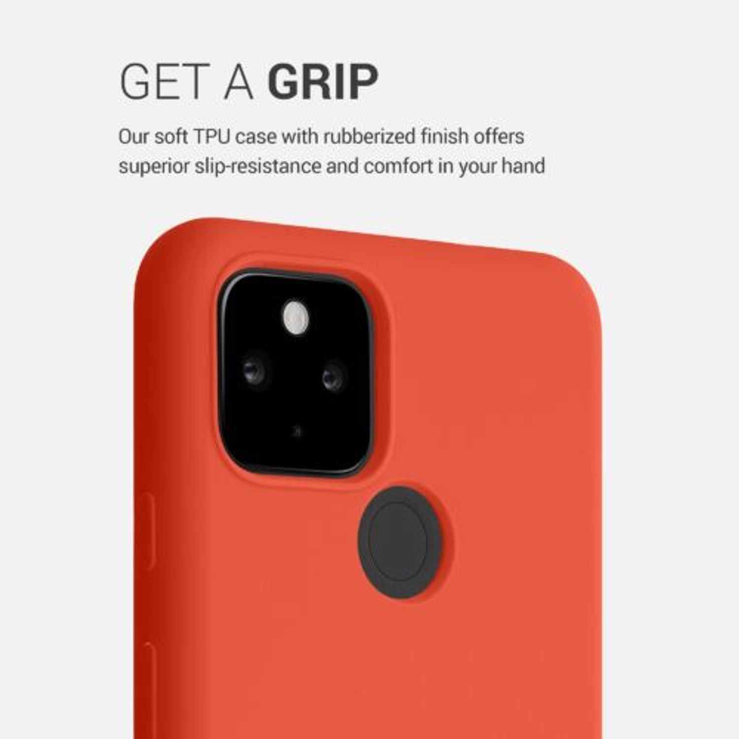 Husa pentru Google Pixel 4a 5G, Silicon, Rosu, 53932.218 fotografia produsului View 6 L