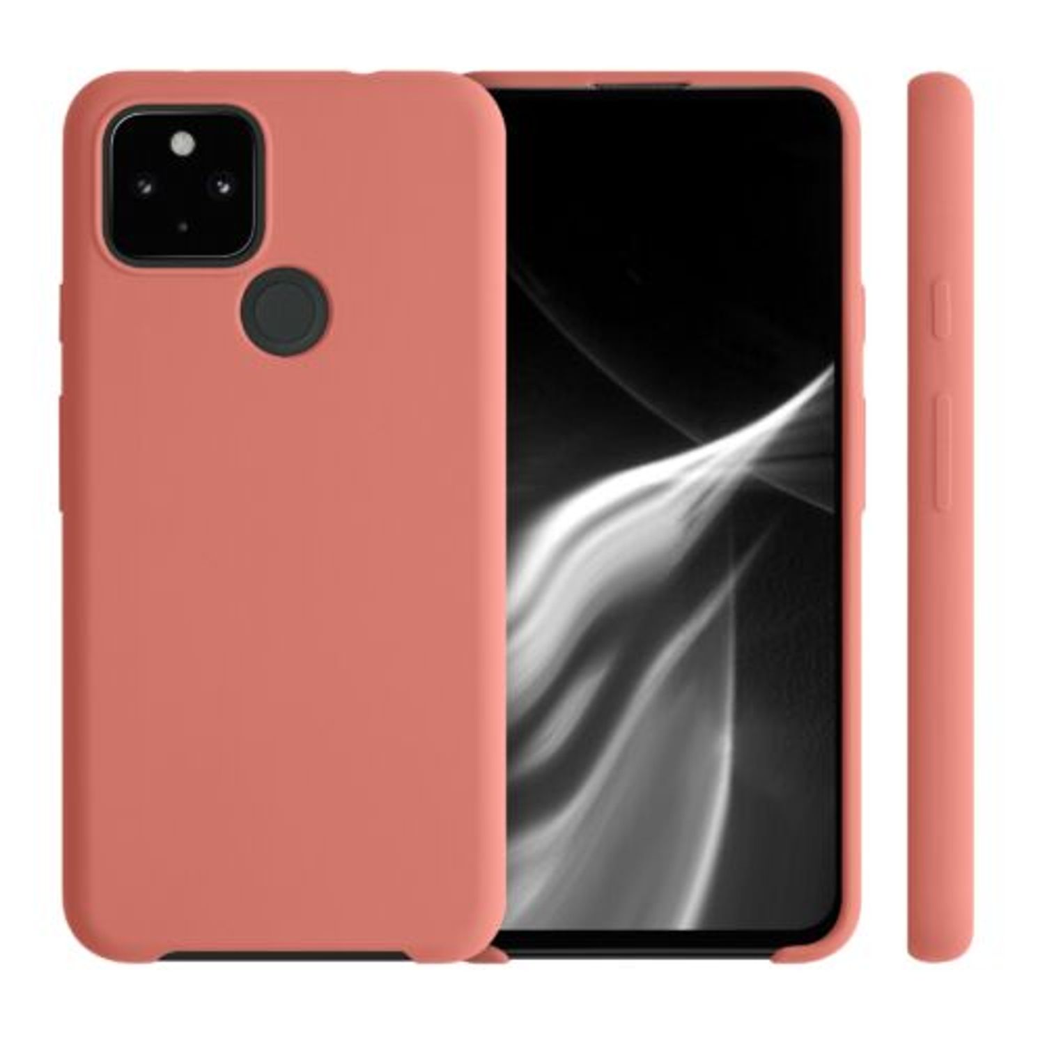 Husa pentru Google Pixel 4a 5G, Silicon, Roz, 53932.215 fotografia produsului View 7 L