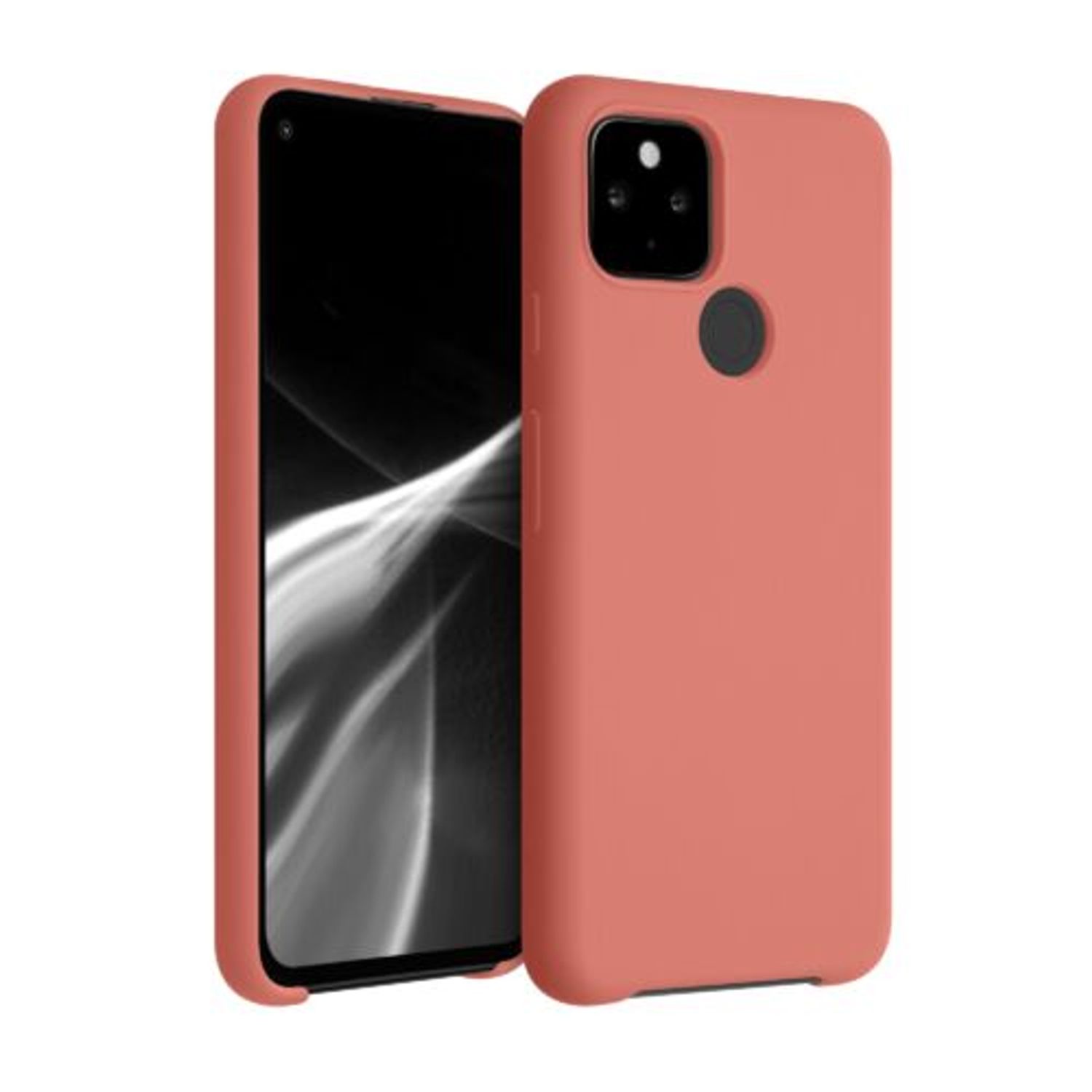 Husa pentru Google Pixel 4a 5G, Silicon, Roz, 53932.215 fotografia produsului
