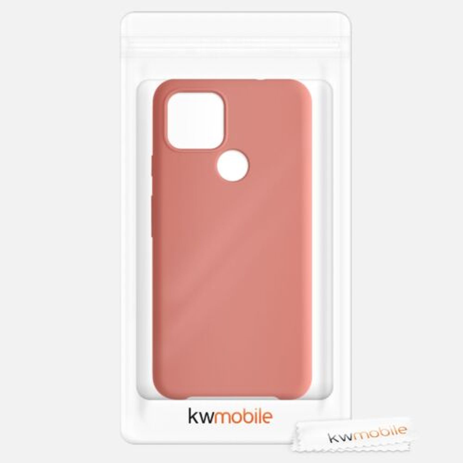 Husa pentru Google Pixel 4a 5G, Silicon, Roz, 53932.215 fotografia produsului View 6 L