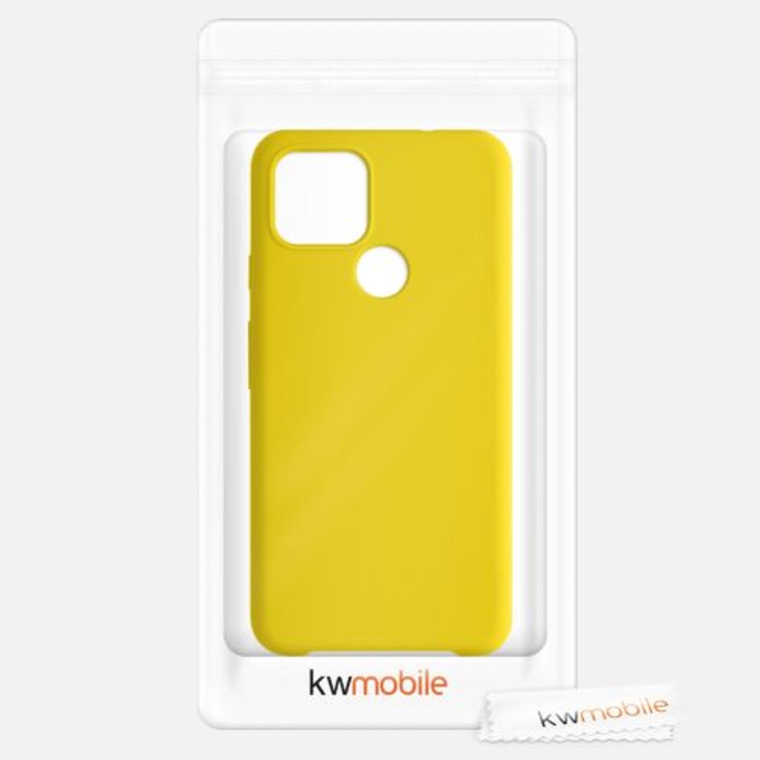 Husa pentru Google Pixel 4a 5G, Silicon, Galben, 53932.165 fotografia produsului View 8 L