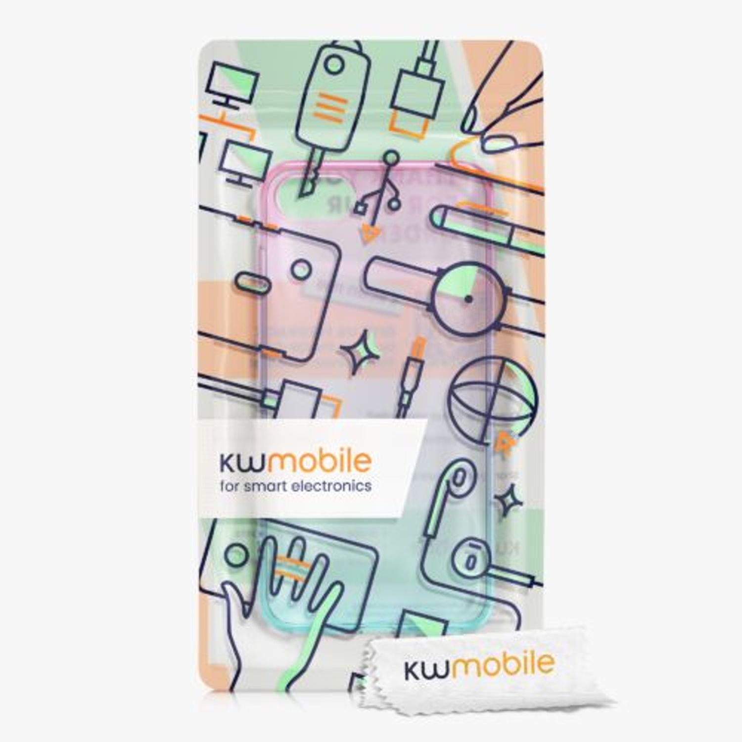 Husa pentru Apple iPhone 8/iPhone 7/iPhone SE 2, Silicon, Multicolor, 45433.01 fotografia produsului View 7 L
