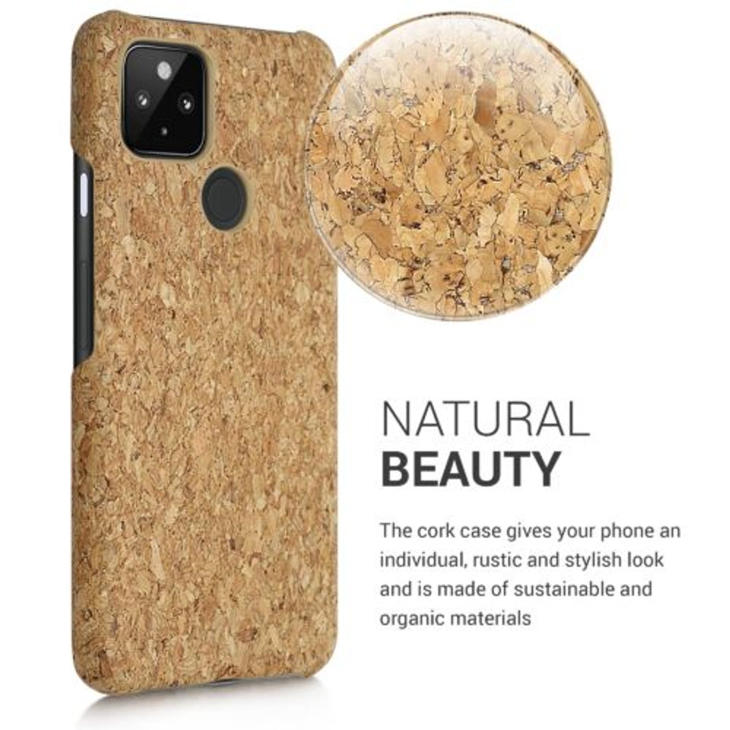 Husa pentru Google Pixel 4a 5G, Pluta, Maro, 53661.24 fotografia produsului View 5 L