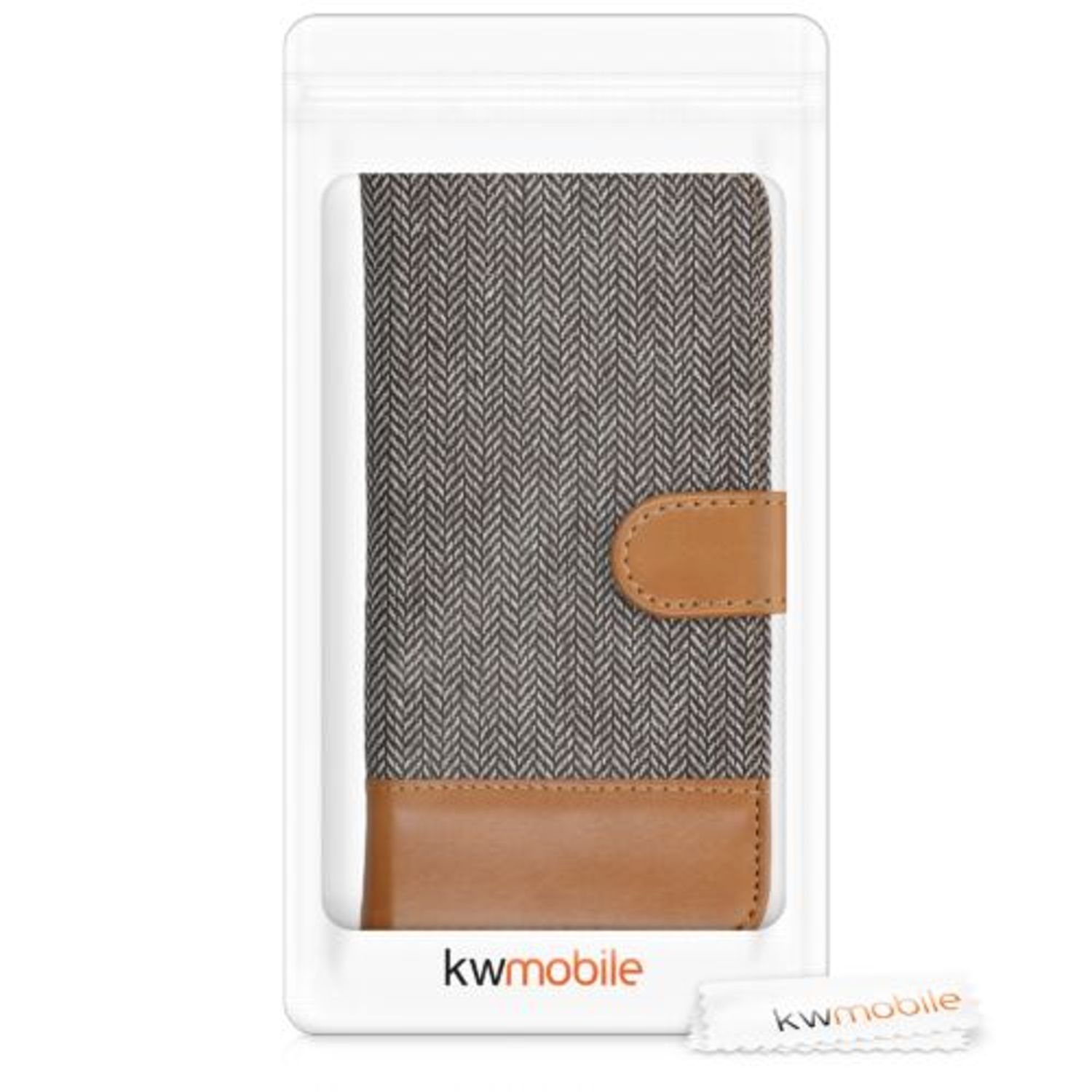 Husa pentru Google Pixel 4a 5G, Textil, Gri, 53776.25 fotografia produsului View 7 L