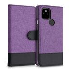 Husa pentru Google Pixel 4a 5G, Textil, Mov, 53776.38 fotografia produsului View 4 S