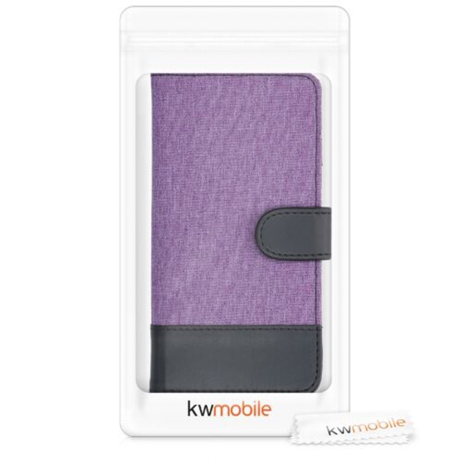 Husa pentru Google Pixel 4a 5G, Textil, Mov, 53776.38 fotografia produsului View 7 L