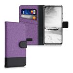 Husa pentru Google Pixel 4a 5G, Textil, Mov, 53776.38 fotografia produsului