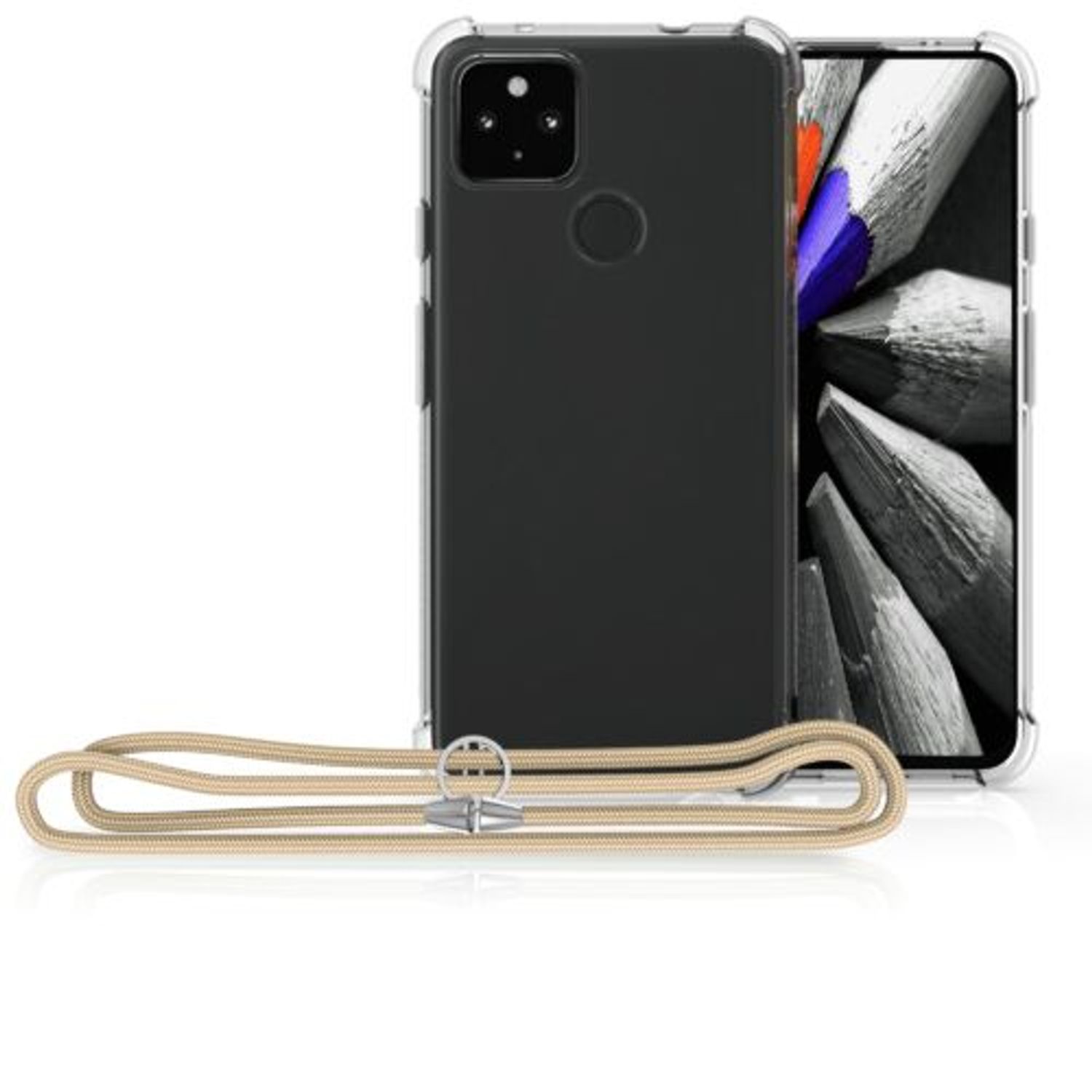 Husa pentru Google Pixel 4a 5G, Silicon, Transparent, 53652.21 fotografia produsului View 8 L