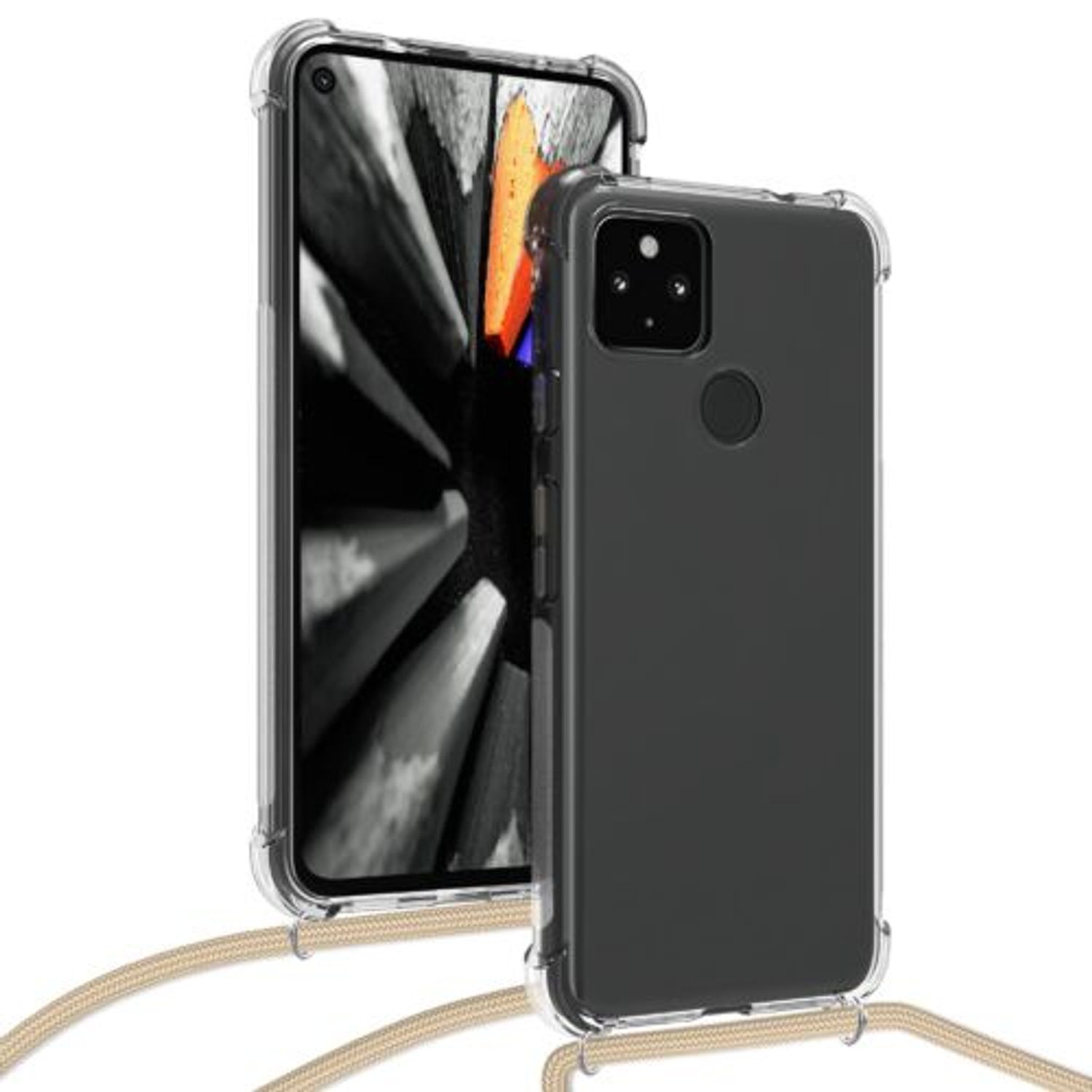 Husa pentru Google Pixel 4a 5G, Silicon, Transparent, 53652.21 fotografia produsului View 5 L