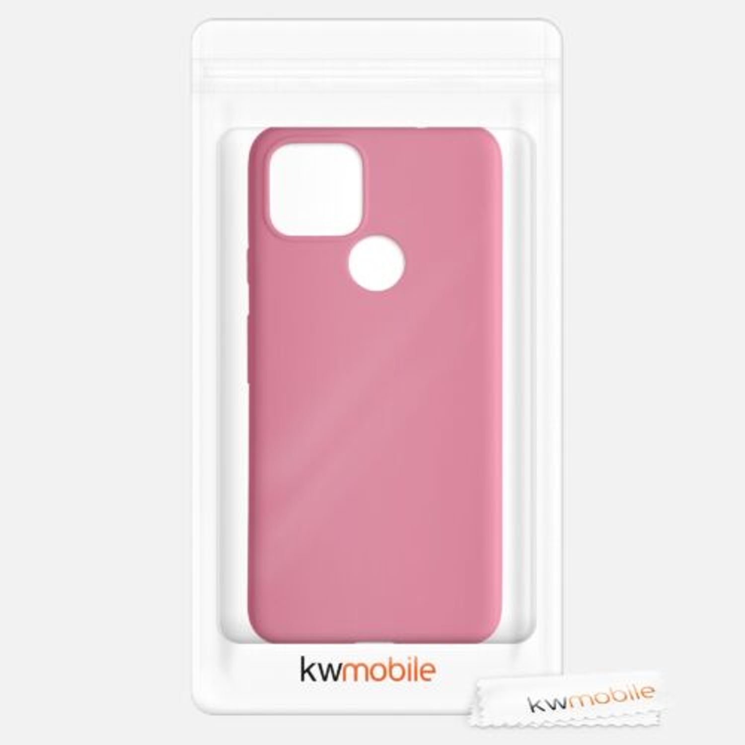 Husa pentru Google Pixel 4a 5G, Silicon, Roz, 51727.212 fotografia produsului View 7 L