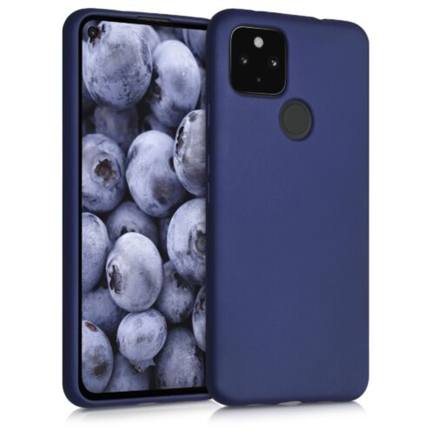 Husa pentru Google Pixel 4a 5G, Silicon, Albastru, 53780.64 fotografia produsului