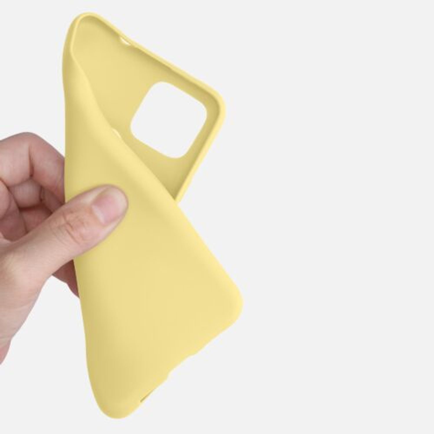 Husa pentru Google Pixel 4a 5G, Silicon, Galben, 51727.216 fotografia produsului View 7 L