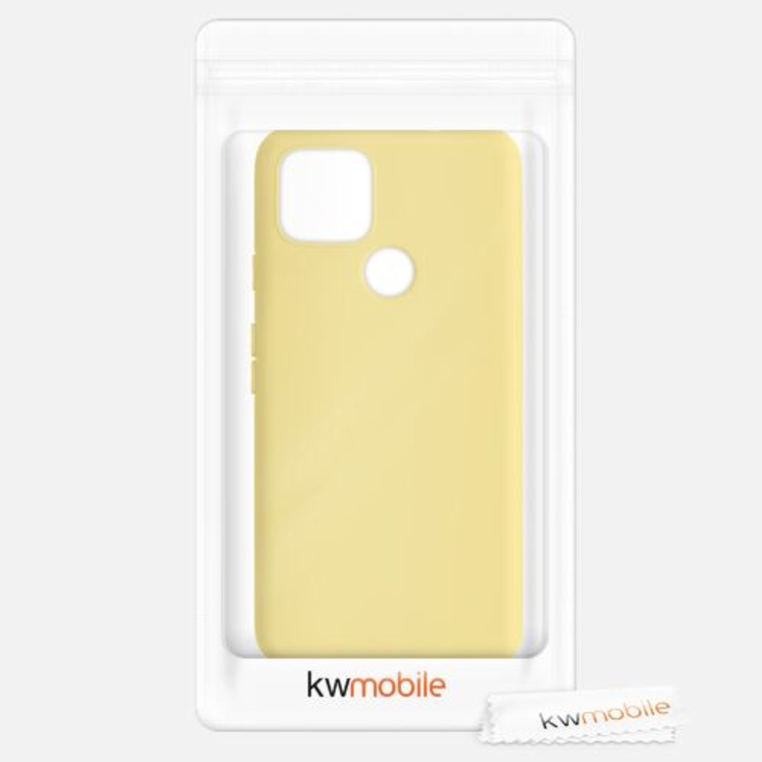 Husa pentru Google Pixel 4a 5G, Silicon, Galben, 51727.216 fotografia produsului View 8 L