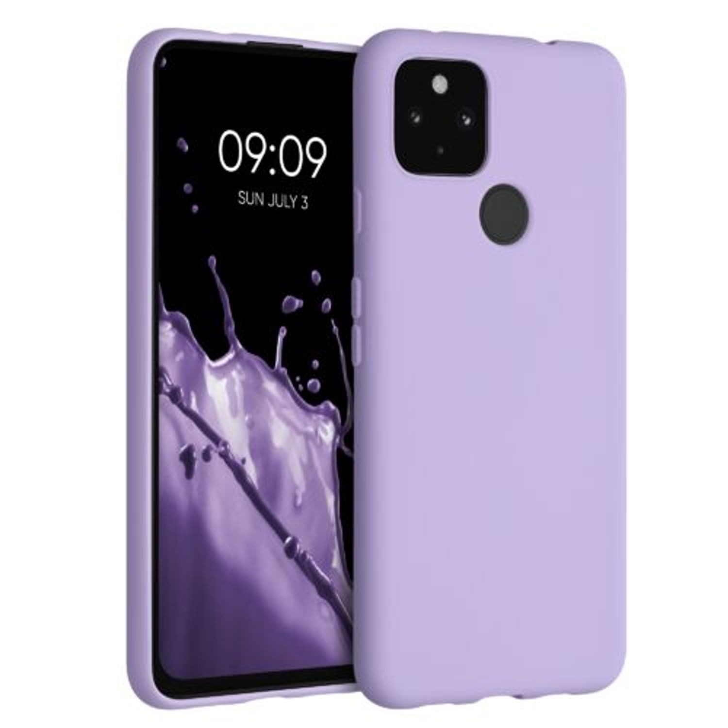 Husa pentru Google Pixel 4a 5G, Silicon, Mov, 51727.222 fotografia produsului