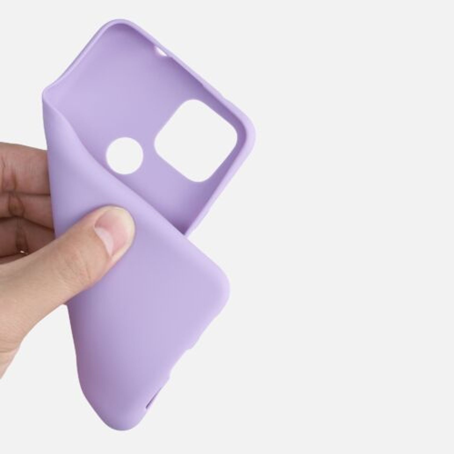 Husa pentru Google Pixel 4a 5G, Silicon, Mov, 51727.222 fotografia produsului View 8 L
