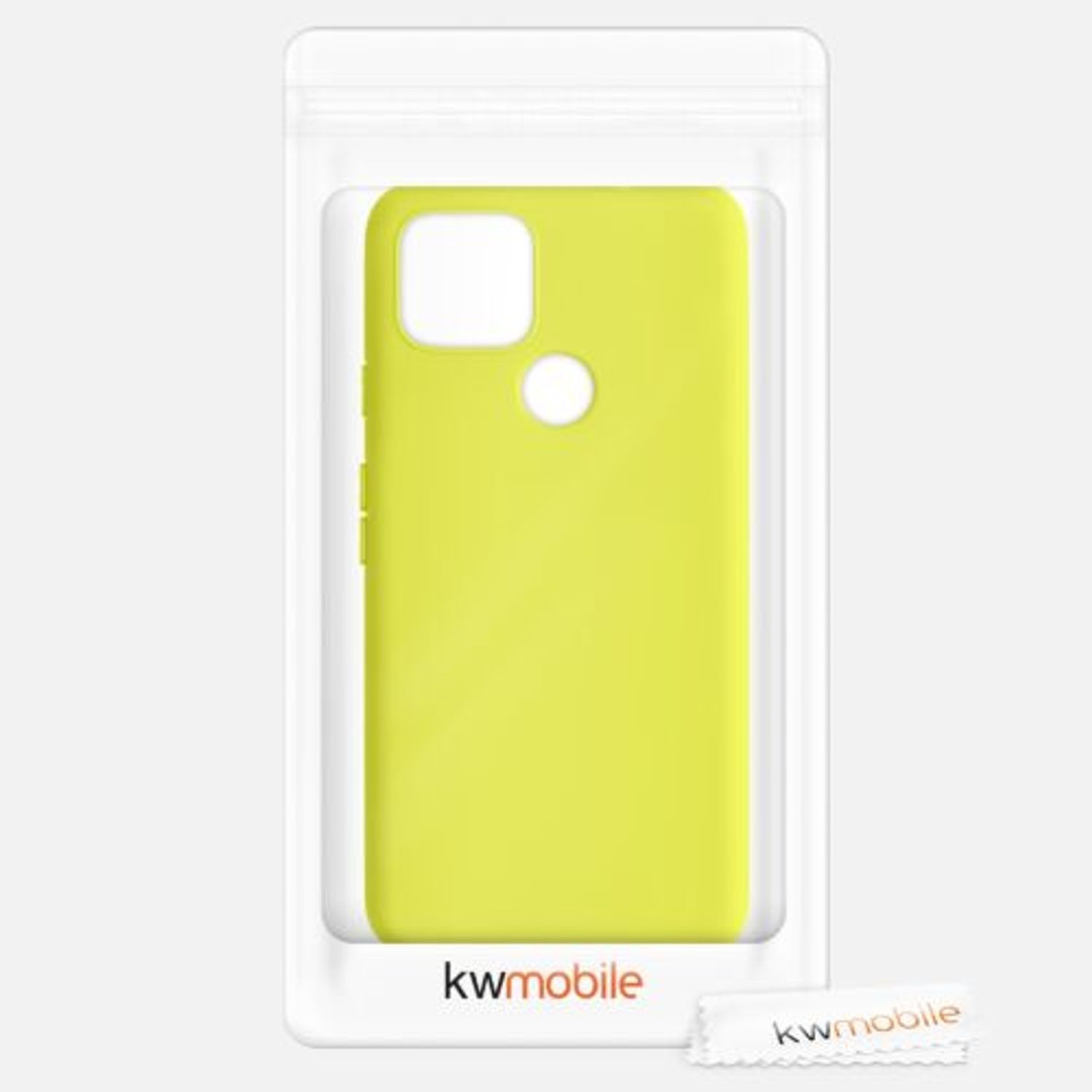 Husa pentru Google Pixel 4a 5G, Silicon, Galben, 51727.195 fotografia produsului View 8 L
