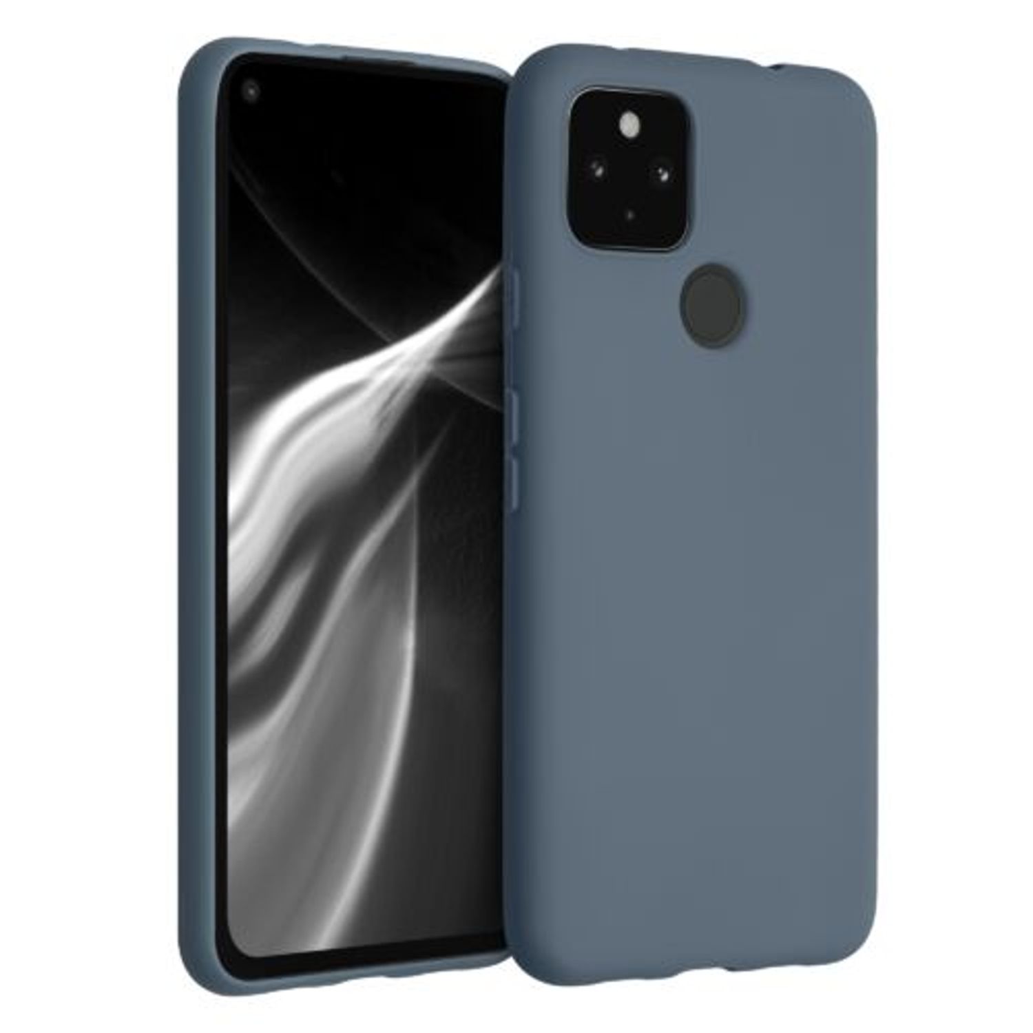 Husa pentru Google Pixel 4a 5G, Silicon, Albastru, 51727.202 fotografia produsului