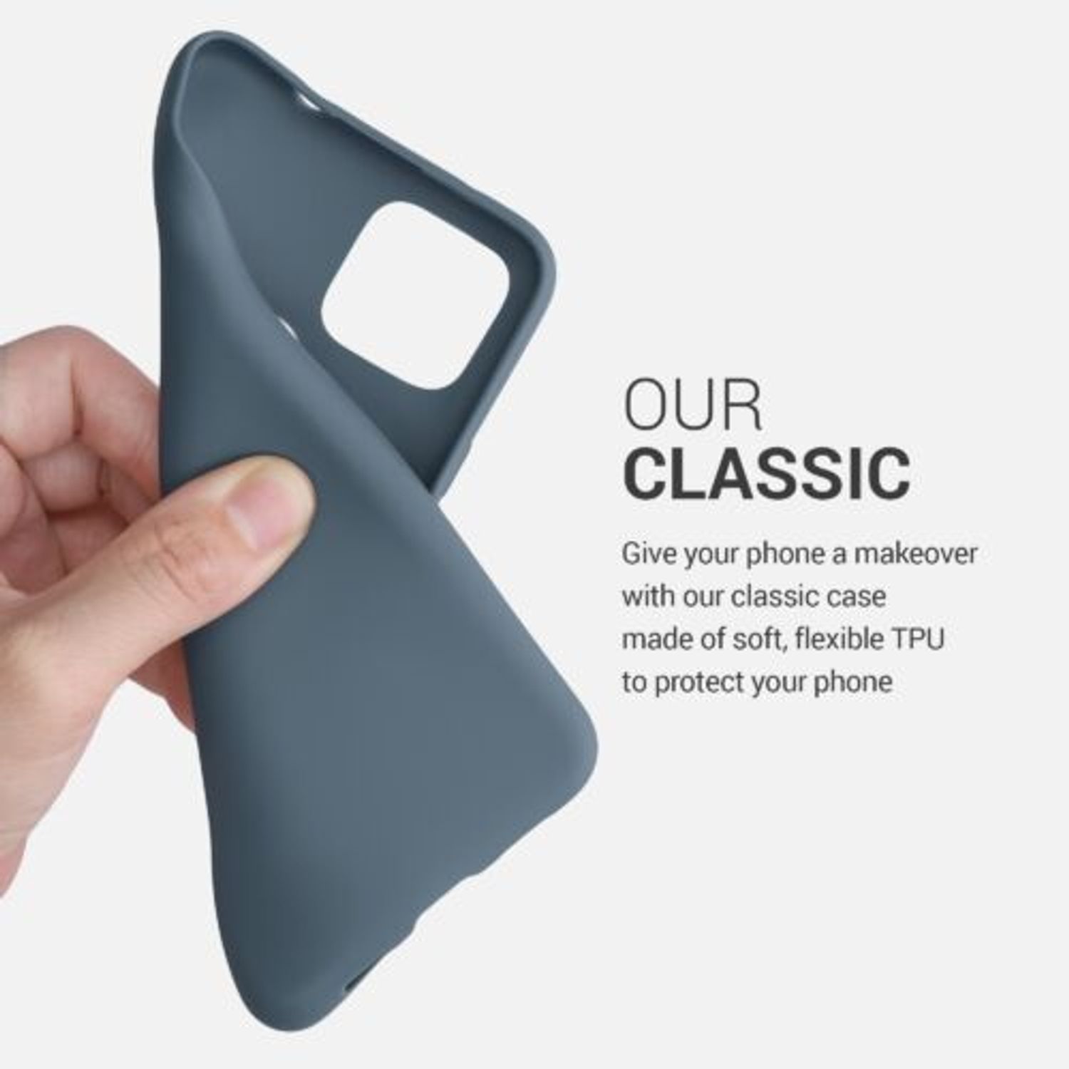 Husa pentru Google Pixel 4a 5G, Silicon, Albastru, 51727.202 fotografia produsului View 4 L