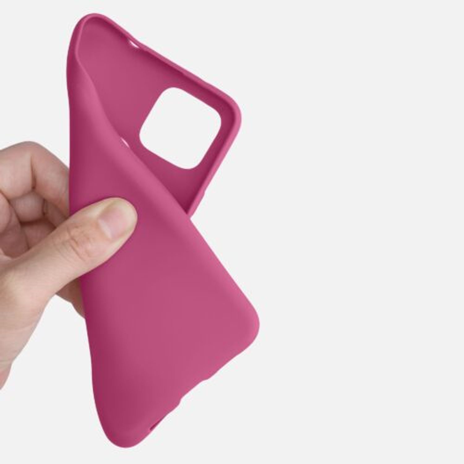 Husa pentru Google Pixel 4a 5G, Silicon, Roz, 51727.213 fotografia produsului View 7 L