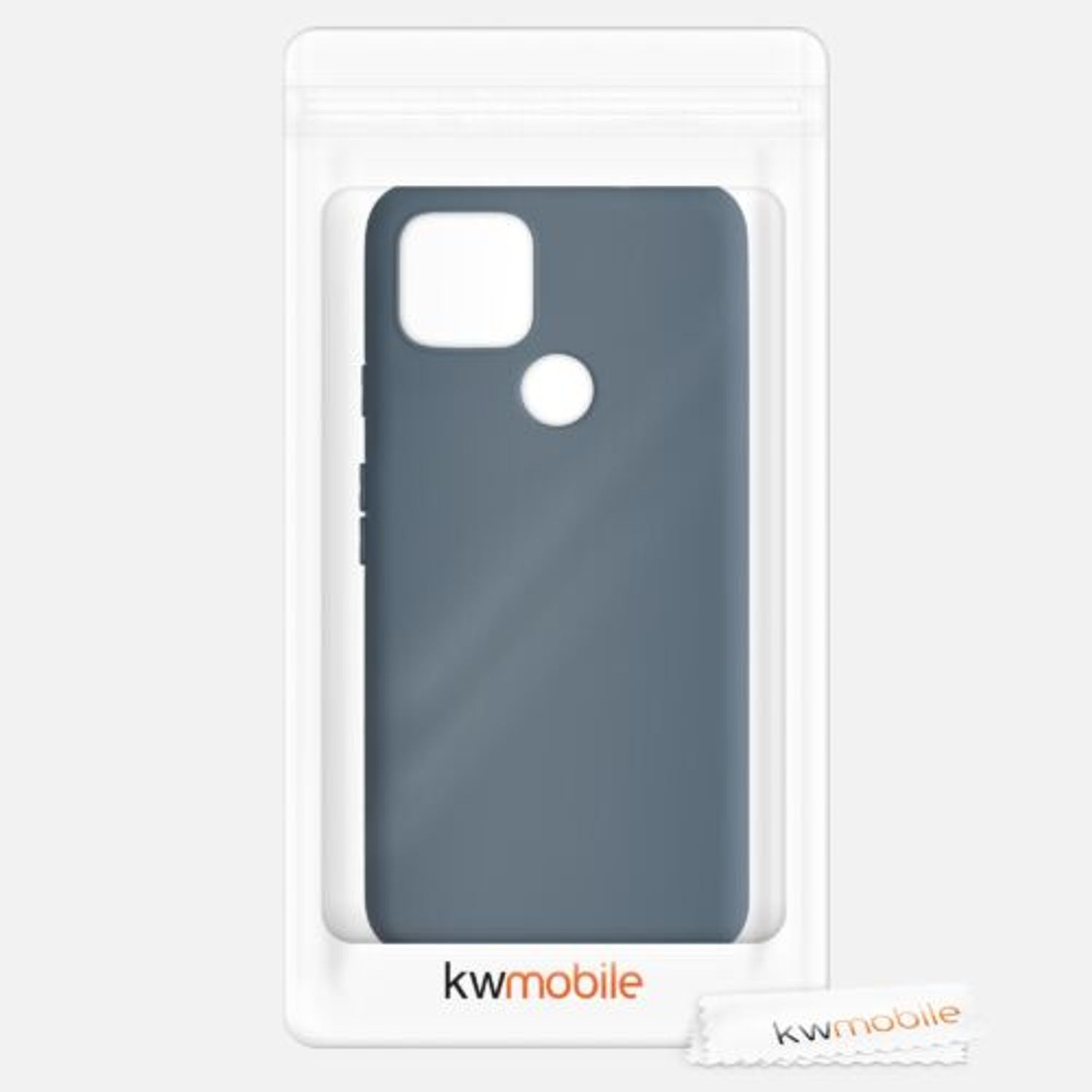 Husa pentru Google Pixel 4a 5G, Silicon, Albastru, 51727.202 fotografia produsului View 7 L