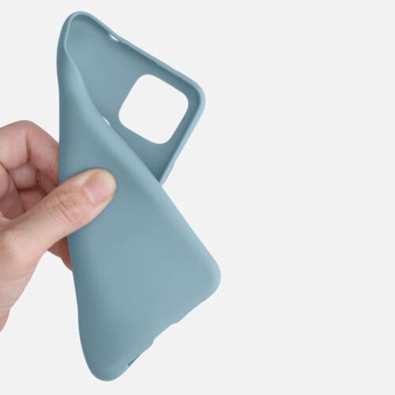 Husa pentru Google Pixel 4a 5G, Silicon, Albastru, 51727.206 fotografia produsului View 7 L