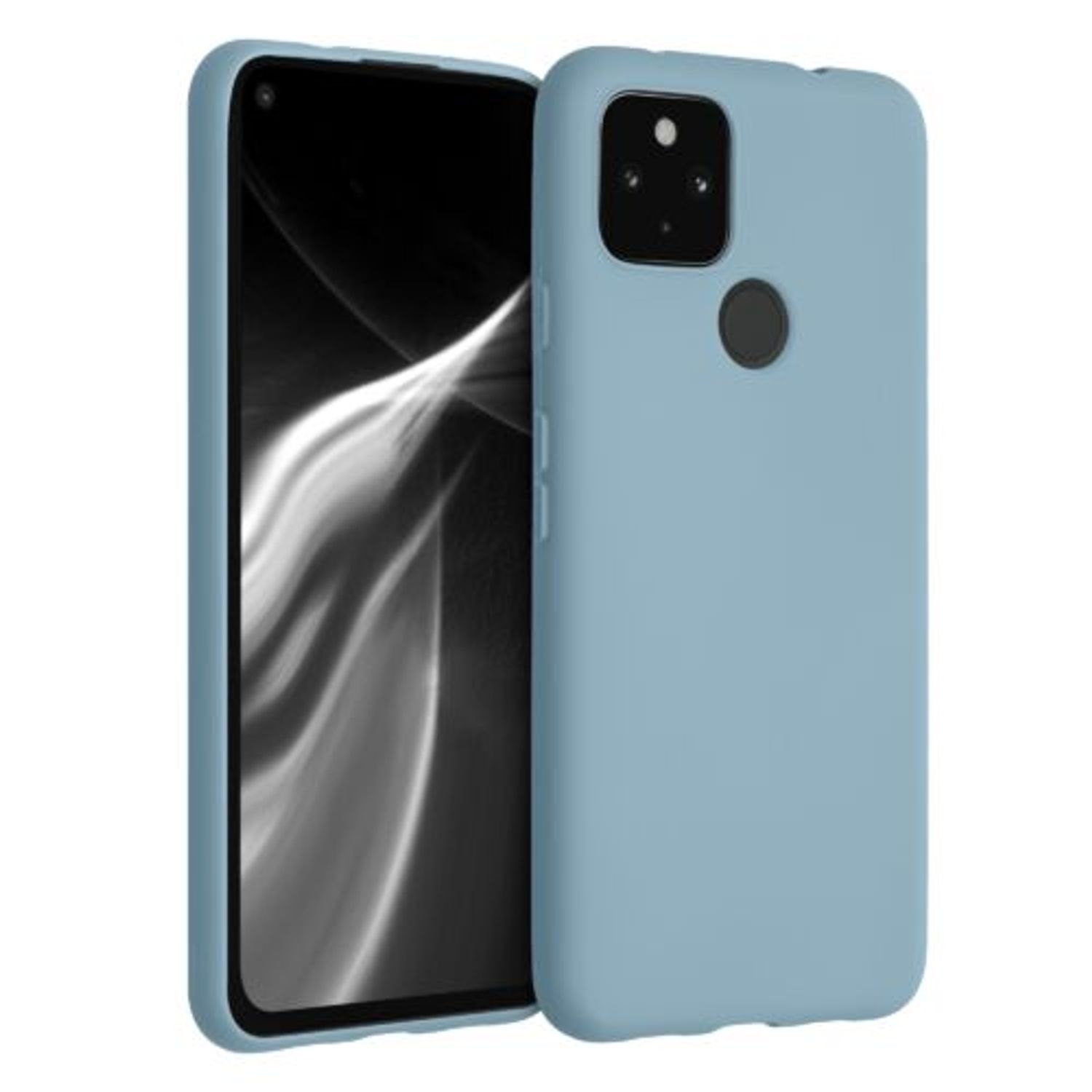 Husa pentru Google Pixel 4a 5G, Silicon, Albastru, 51727.206 fotografia produsului