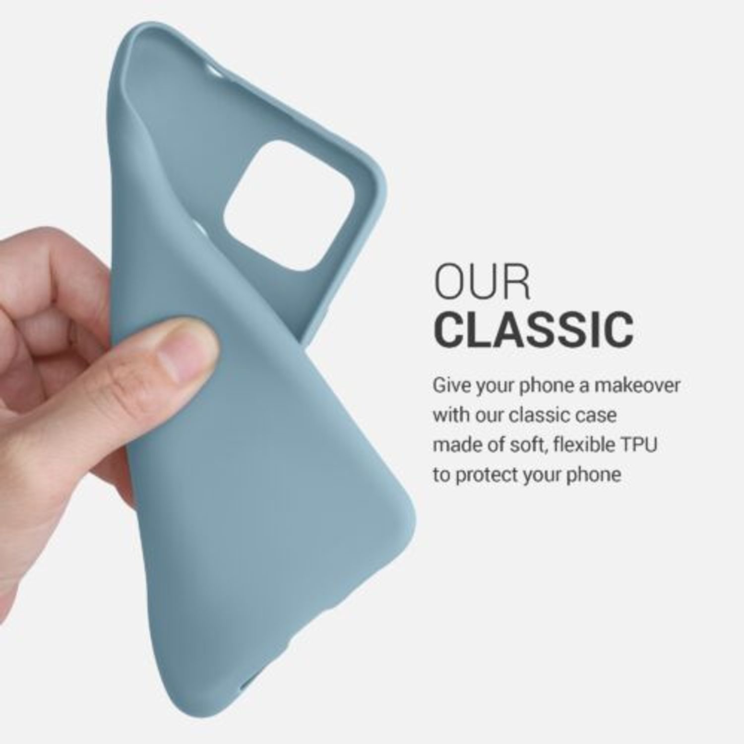 Husa pentru Google Pixel 4a 5G, Silicon, Albastru, 51727.206 fotografia produsului View 4 L