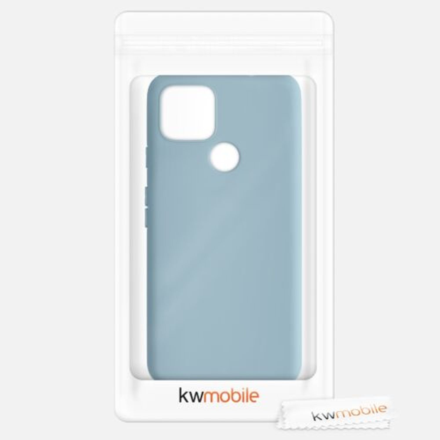 Husa pentru Google Pixel 4a 5G, Silicon, Albastru, 51727.206 fotografia produsului View 8 L