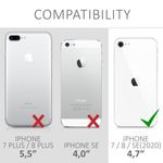 Husa pentru Apple iPhone 8/iPhone 7/iPhone SE 2, Silicon, Transparent, 47247.07 fotografia produsului View 3 S