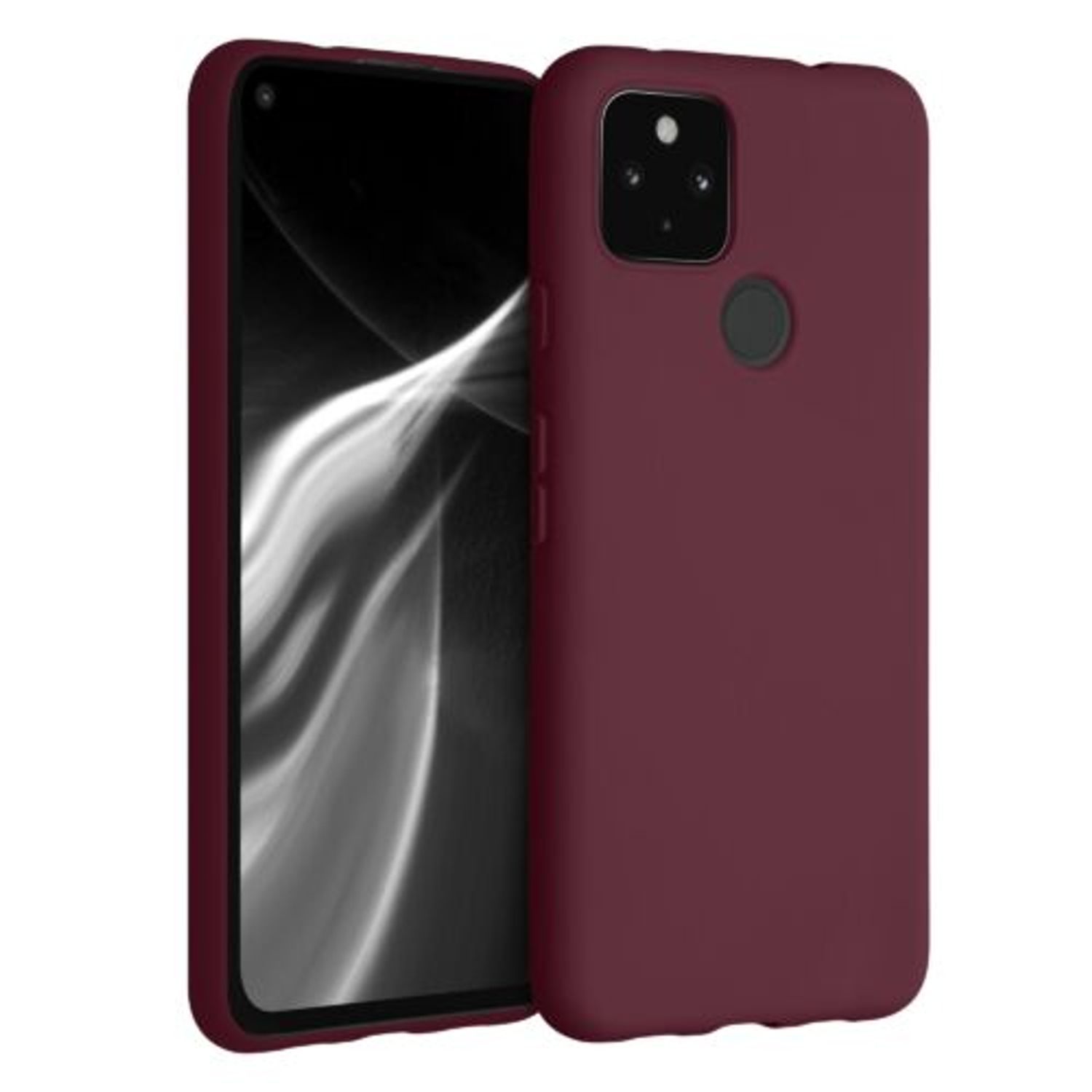 Husa pentru Google Pixel 4a 5G, Silicon, Rosu, 51727.190 fotografia produsului