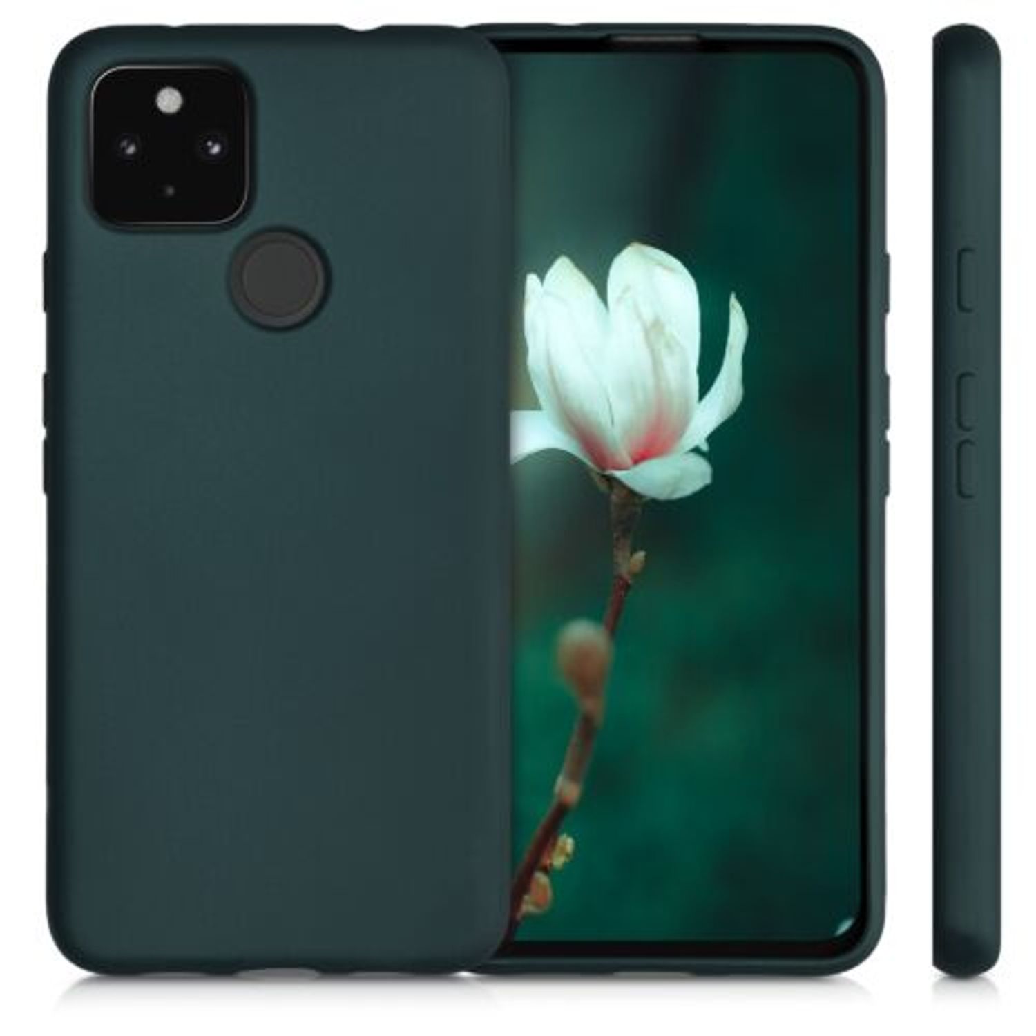 Husa pentru Google Pixel 4a 5G, Silicon, Verde, 53780.14 fotografia produsului View 15 L
