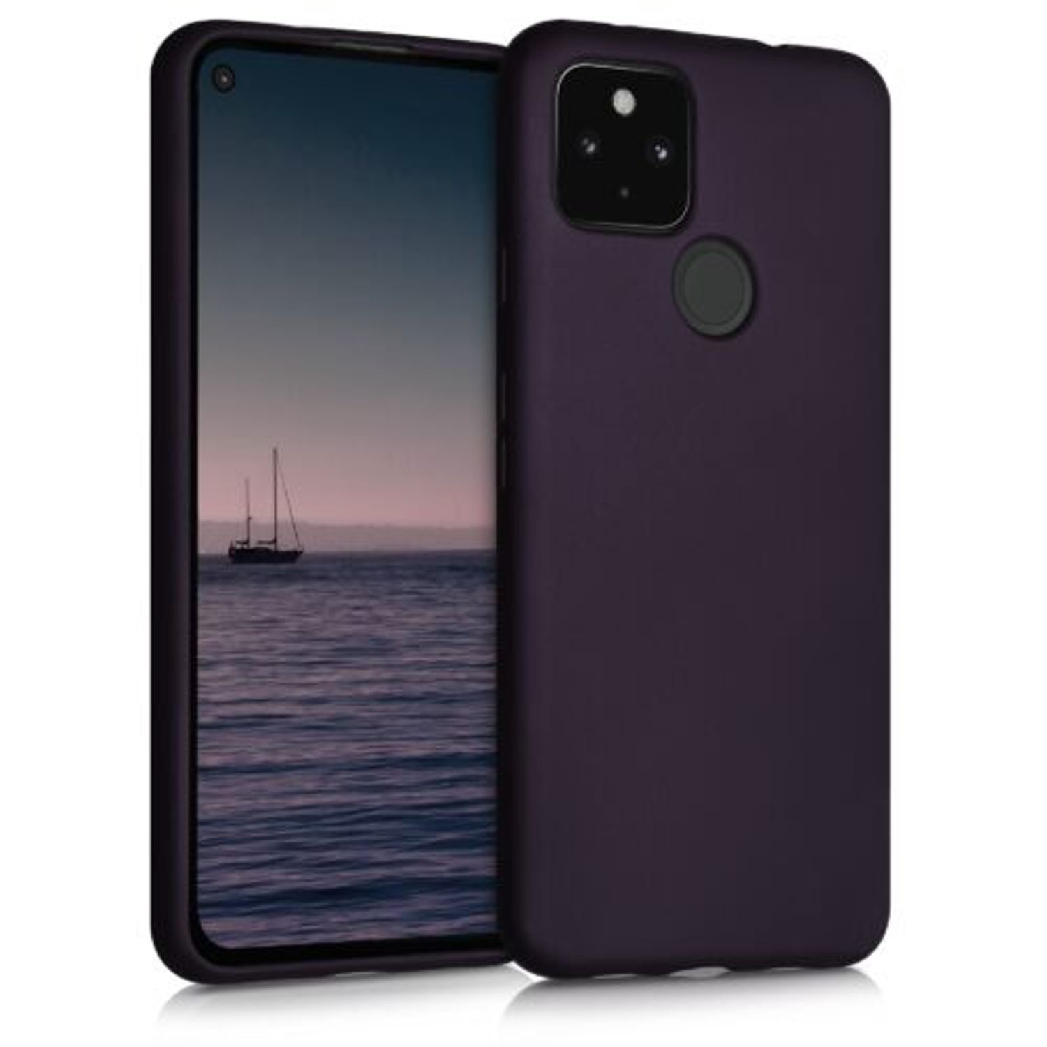 Husa pentru Google Pixel 4a 5G, Silicon, Mov, 53780.115 fotografia produsului