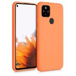 Husa pentru Google Pixel 4a 5G, Silicon, Portocaliu, 51727.150 fotografia produsului