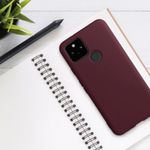 Husa pentru Google Pixel 5, Silicon, Violet, 53778.187 fotografia produsului View 3 S